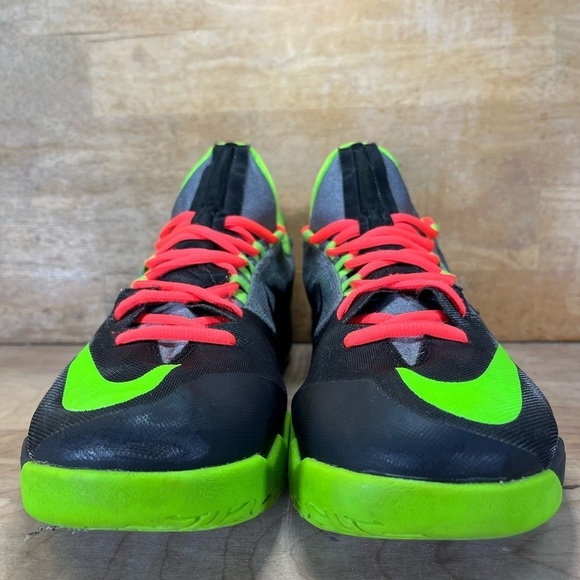 Nike Zoom Run The One Mens Sz 11.5 Basketball Shoes Black Green 653636-030 - Picture 2 of 8